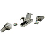 Digitus RJ45 / Spojka síťový adaptér CAT 6A, nevybavený specifikací [1x LSA, IDC konektor, rychlospojka - 1x LSA, IDC ko