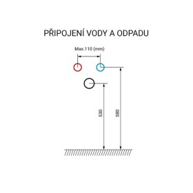 MEREO - Bino, koupelnová skříňka s umyvadlem z litého mramoru 101 cm, bílá CN662M