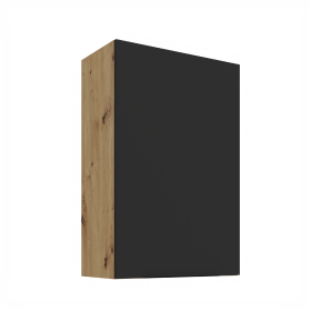 Horní skříňka Aria 60 G-90 1F Barva korpusu: Dub artisan, Barva dvířek: BL - Black AFM