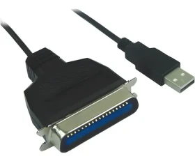 PremiumCord USB na LPT CEN36M / Převodníkový kabel / USB-A - Centronics 36pin / 1,5 m / USB 1.1 (kuprint)