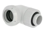 Barrow G1/4 (M) šroubení pro 14mm pevnou trubici - 90° koleno bílá (TWT90KND-K14 w)