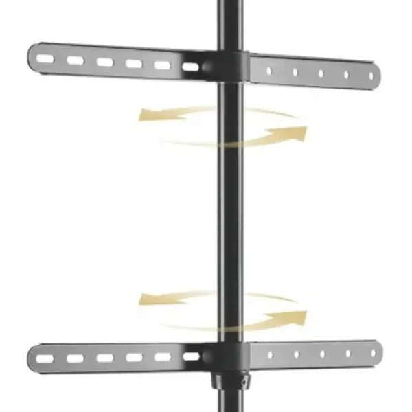 Techly Podlahový stojan TV 45-65" ořech / Podlahový stojan TV / VESA / nosnost 32 kg / naklápění 180° (ICA-TR18SAM)