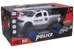 Auto terénní policejní s kouřovými efekty RC na dálkové ovládání 41,5 cm