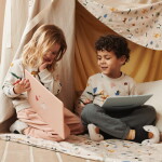 LIEWOOD Magnetický LCD kreslící tablet Zora Rabbit, růžová barva