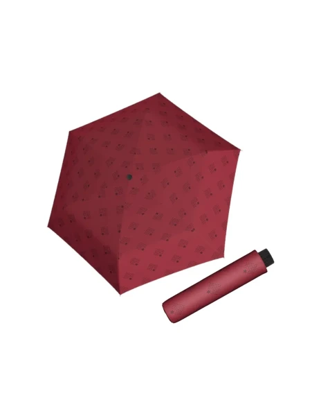 DOPPLER Fiber Havanna Night Sky red - dámský skládací deštník červená 722365NS01