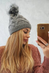 Fleecová čepice Ela K242 tmavě šedá UNI