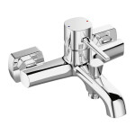 Laveo - Pola - nástěnná vanová baterie bez příslušenství, chrom BAP_010D