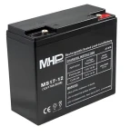 MHPower AGM 12V/17Ah / Olověný akumulátor / VRLA / Terminál T1-M6 (MS17-12)