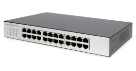 Digitus / Switch / 24 portů / 10/100 Mbit/s / Unmanaged / Do racku (DN-60021-2)