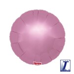 Balónek kruh růžový metalický 35 cm Balónek kruh růžový metalický 35 cm