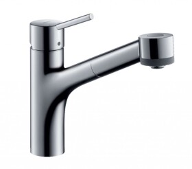 HANSGROHE - Talis M52 Dřezová baterie s výsuvnou sprškou, chrom 32841000