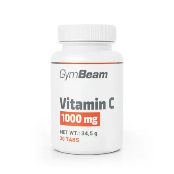 Vitamín C 1000 mg - GymBeam (bez příchuti, 30 tab.) (5250-1-30tab-bez-prichute)