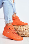 Women's High Sneakers Big Star Orange Velikost: