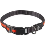 Dog Fantasy Obojek USB LED nylonový svítící S-M oranžová 1.9x35-50 cm (454-12620)