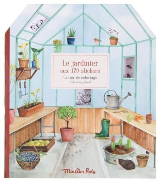 MOULIN ROTY Zahradní knížka se samolepkami