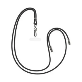 FIXED Opletený kabel Neck Cable pro telefony se zadním krytem s konektory USB-C/USB-C 1.6m PD 60W 480Mbps černý (FIXDN-BK)