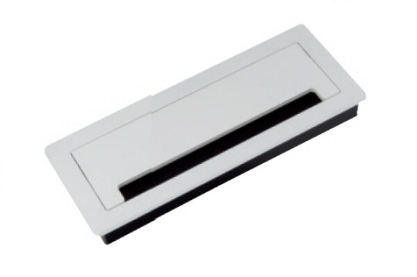 NoName Průchodka na kabely s tlumením 200x90 :: bílá