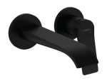 Hansgrohe Vivenis - Umyvadlová baterie pod omítku | 2-otvorová instalace | EcoSmart | matná černá (75050670)