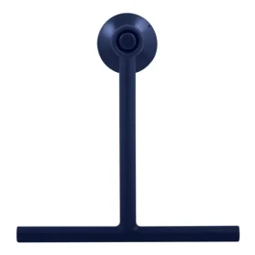 Spirella TIM sprchová stěrka s přísavkou petrolejová modrá / plast / 22 cm (7610583205148)