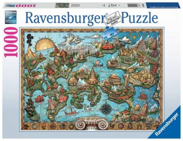 RAVENSBURGER Tajemná Atlantida 1000 dílků