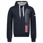 Pánská mikina Fogora DB 100 WZ3065H/GN Tmavě modrá s potiskem - Geographical Norway tmavě modrá - vzor 2XL