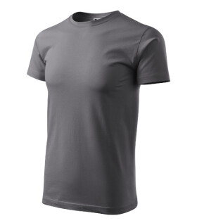 Basic tričko pánské ocelově šedá 3XL