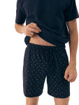 Pánské pyžamo 42601 Shore dark blue - HENDERSON tmavě modrá XL