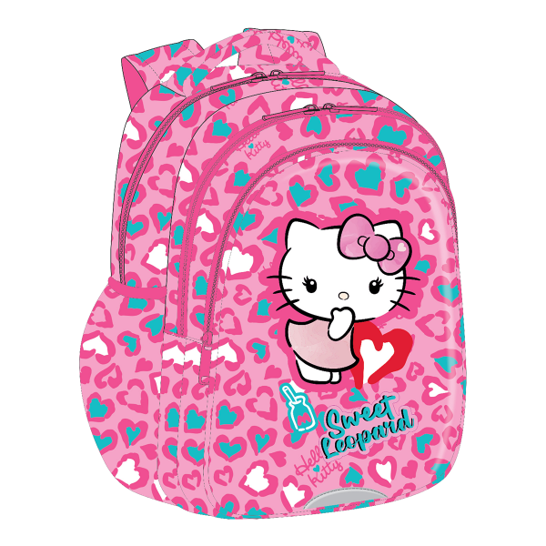 Colorino dětský batůžek Jerry, Hello Kitty Pink 2, 15\", PES, mix barev