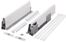 Strong výsuv StrongBox 450/204mm, bílý, dvojtý kulatý reling (179270)