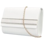 Módní dámské psaníčko Michelle Moon Aniela, bílé