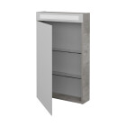 Dřevojas - Jednodveřová galerka AIR GAOE 50 - D01 Beton / Pravé 134747P