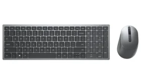 DELL KM7120W HU šedá / Set bezdrátové klávesnice a myši / HU / 2.4GHz / Bluetooth / USB (580-AIWH)