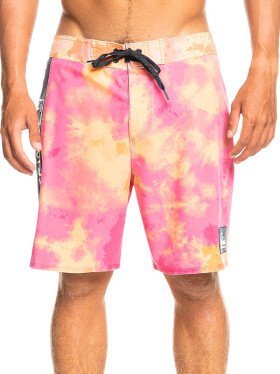 Quiksilver SURFSILK ACID WASH SHOCKING PINK pánské 32