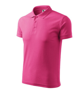 Pique Polo polokošile pánská purpurová 3XL