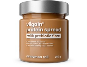 Vilgain Proteinový krém s prebiotickou vlákninou – skořicová rolka 350 g