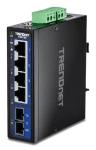 TRENDnet TI-G51SC / Switch / Průmyslový / DIN lišta / 4x Gigabit RJ-45 / 1x SFP / Unmanaged (TI-G51SC)