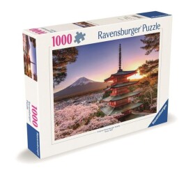 Puzzle Rozkvetlé třešně v Japonsku 1000 dílků