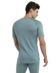 ICEBREAKER Mens 125 ZoneKnit™ SS Crewe, Cloud Ray/Hyper/Cb velikost: M
