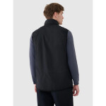 Pánská péřová trekingová vesta s výplní Primaloft Black 4F 4FWSS25TVJAM177-22S pánské xxl