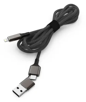 Smrter Speedy černá / Nabíjecí a datový kabel / Lightning / 100 cm (SMRTER_SPEEDY_L_BK)