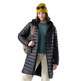SMARTWOOL Wmns Winterloft Hooded Parka, Black (vzorek) velikost: M