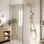 REA - Sprchový set Veneta Brush Gold REA-P3003