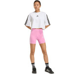 Dámské šortky adidas Essentials 3-Stripes High Waisted Biker shorts pink KT1625 dámské m