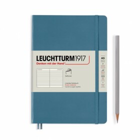 Zápisník Stone Blue, Softcover, Medium, 123 p., A5, linkovaný