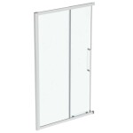 IDEAL STANDARD - i.Life Posuvné sprchové dveře, dvoudílné, 140 cm, silver bright/čiré sklo T4860EO