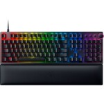 Razer Huntsman V2 černá / Herní klávesnice / mechanická / Razer red / RGB / USB / DE Layout (RZ03-03932100-R3G1)