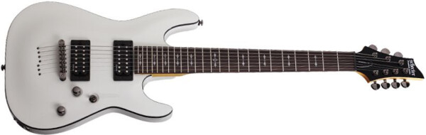 Schecter Omen 7 Vintage White