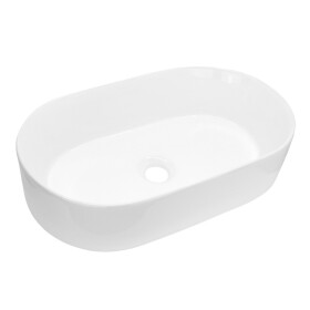Mereo Umyvadlo na desku bez přepadu, Celie, 530x315x135 mm, oválné, keramické UC533214O