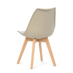 Židle jídelní, cappuccino plast, CT-X7055 CAP