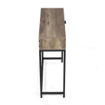 Odkládací stolek 80x28x77cm, mdf, šedý dub, CT-G1077 GREY